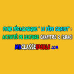 Fiche pédagogique » LE PÈRE GORIOT » : Activité de Lecture Chapitre 2 (2bac)