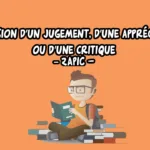 Expression d’un jugement, d’une appréciation ou d’une critique – 2APIC